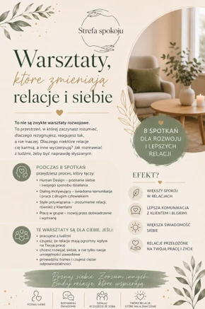 Relacja i komunikacja Human Design x Dialog Motywujący (warsztaty rozwojowe)